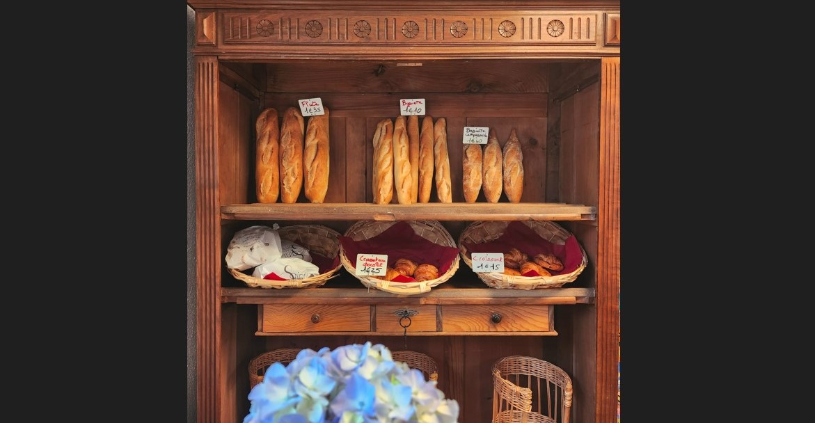 pain et croissant épicerie Sècheras Ardéche